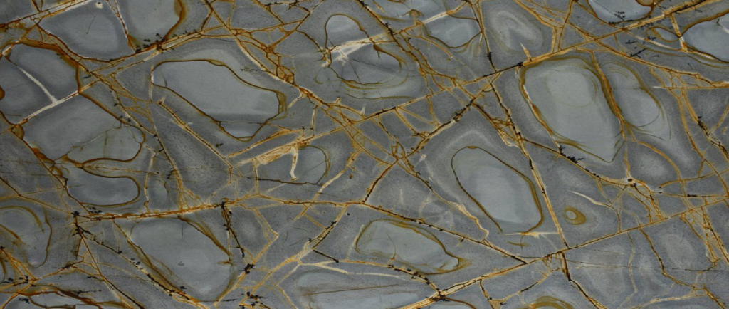 Blue Roma quartzite slab